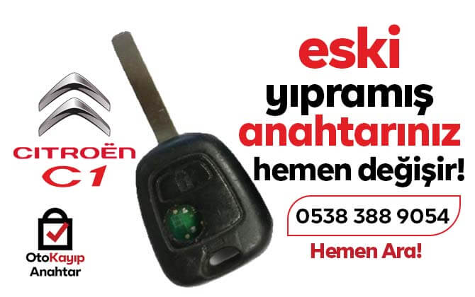 Citroen C1 Anahtar