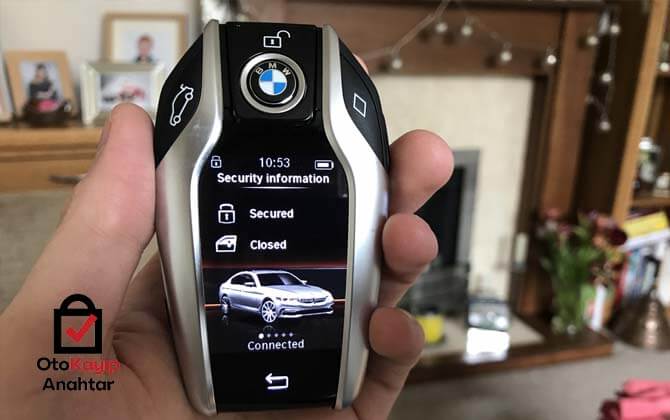Bmw 5 Ekranlı Anahtar