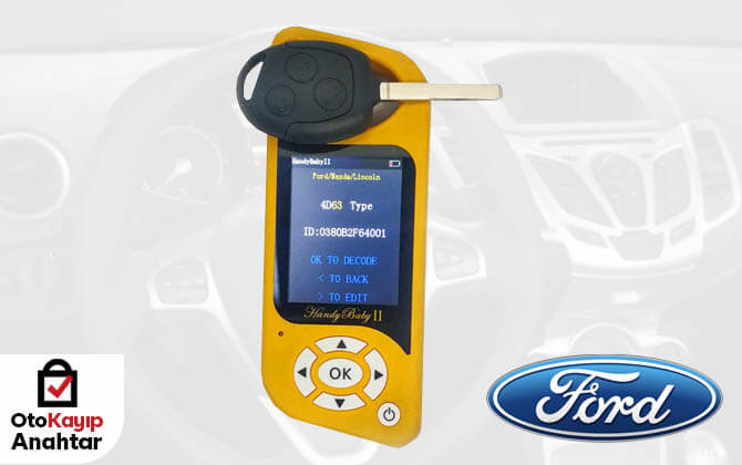 Ford Fiesta Yedek Anahtar Kopyalama