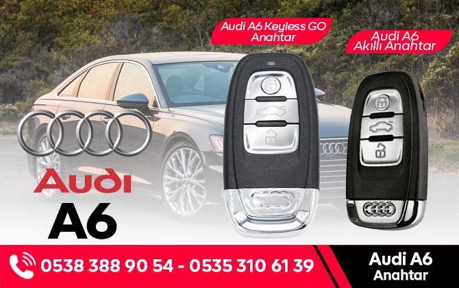 Audi a6 keyless anahtar