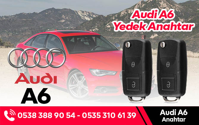 Audi a6 Yedek Anahtar