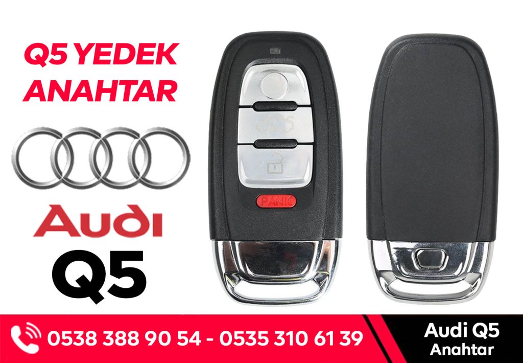 Audi Q5 Yedek Anahtar