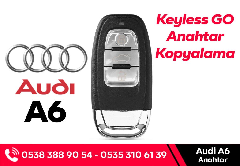 Audi A6 Keyless Anahtar