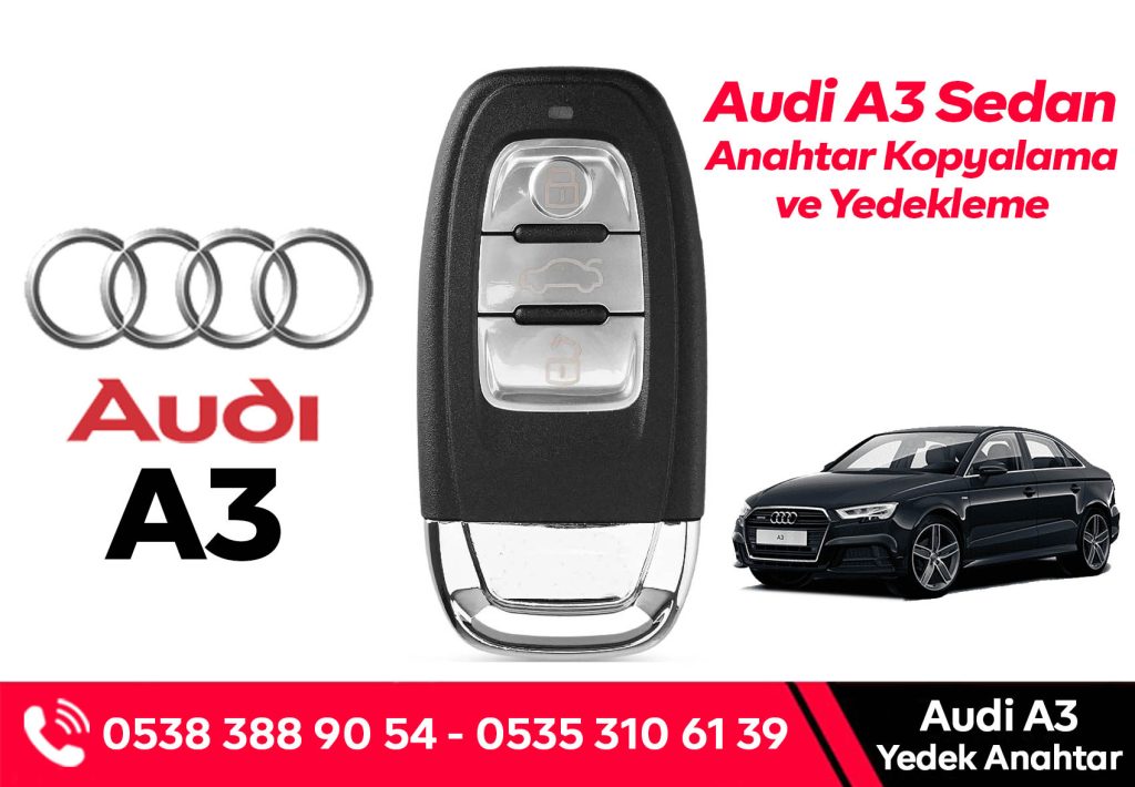 Audi A3 Sedan Anahtar
