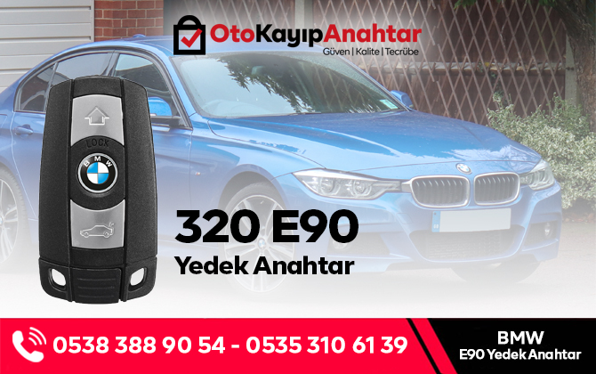 bmw-E90-yedek-anahtar | Otolock | Otolock bmw 320 E90 Yedek Anahtar